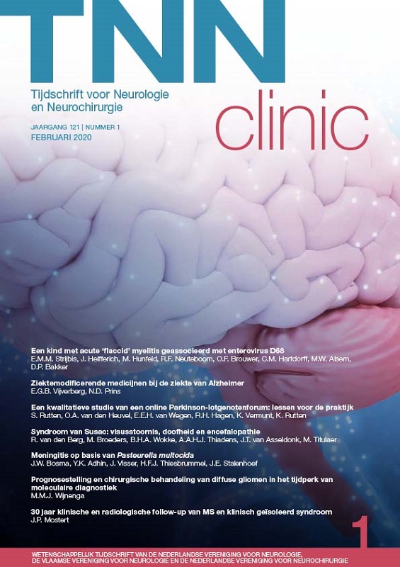 Tijdschrift voor Neurologie en Neurochirurgie  Ariez Publishing